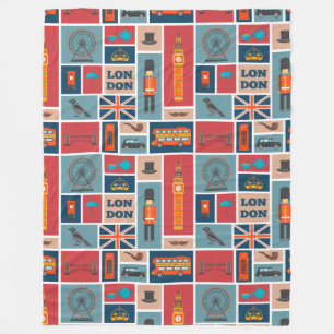 Couverture Polaire Thème Londres