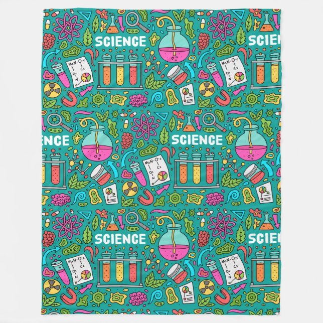 Couverture Polaire Thème scientifique (Devant)