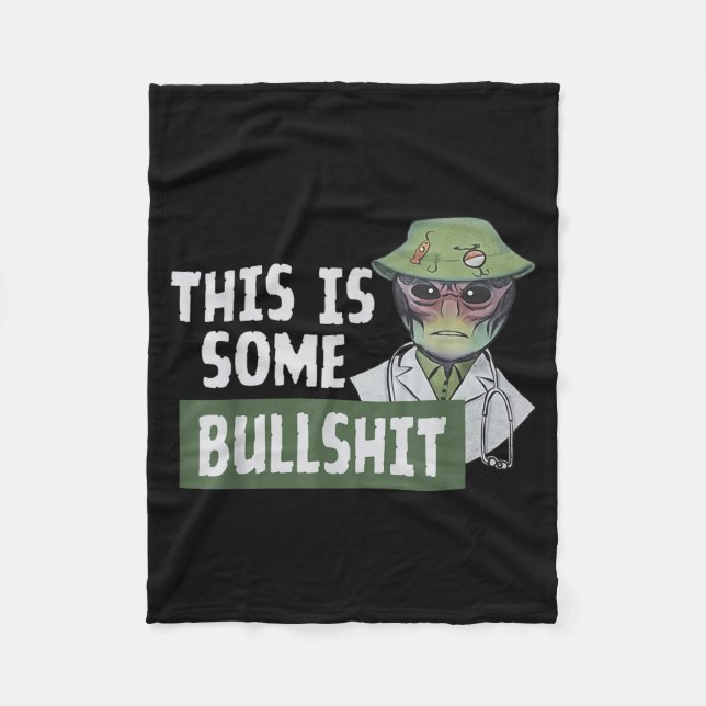 Couverture Polaire This Is Some Bull - Alien Nurse  (Devant)