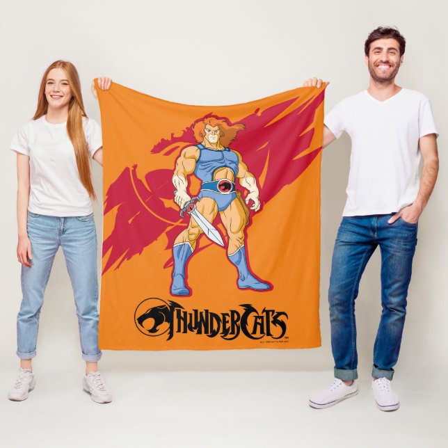 Couverture Polaire ThunderCats | Graphique de caractères Lion-O (En situation)