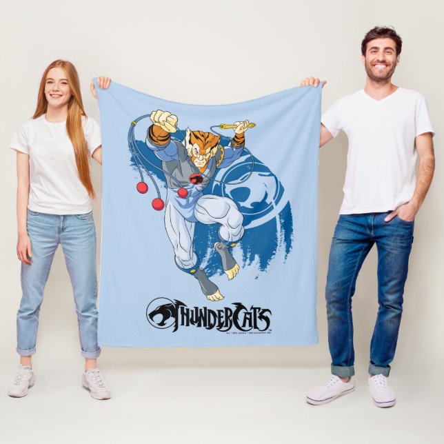 Couverture Polaire ThunderCats | Graphique de caractères tygra (En situation)