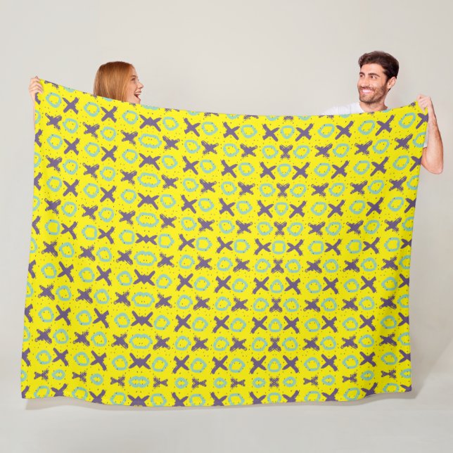 Couverture Polaire Tic Tack Toe (En situation)