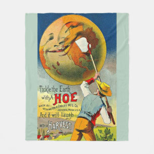 Couverture Polaire Tickle the Earth - Impression de carte commerciale