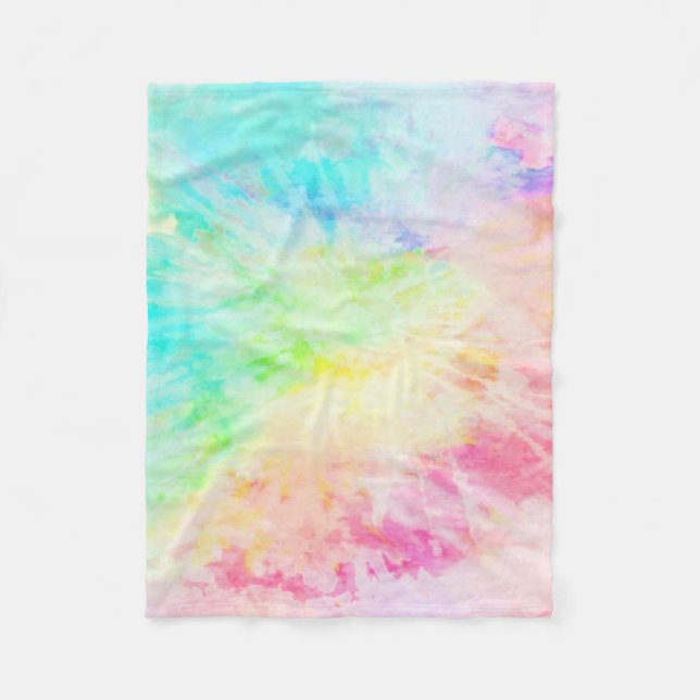 Couverture Polaire Tie teint arc-en-ciel (Devant)