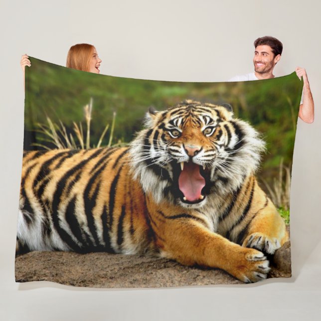 COUVERTURE POLAIRE TIGER (En situation)