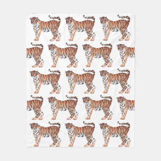 Couverture Polaire Tigre
