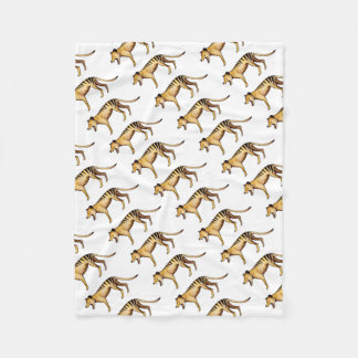 Couverture Polaire Tigre tasmanien, Thylacine