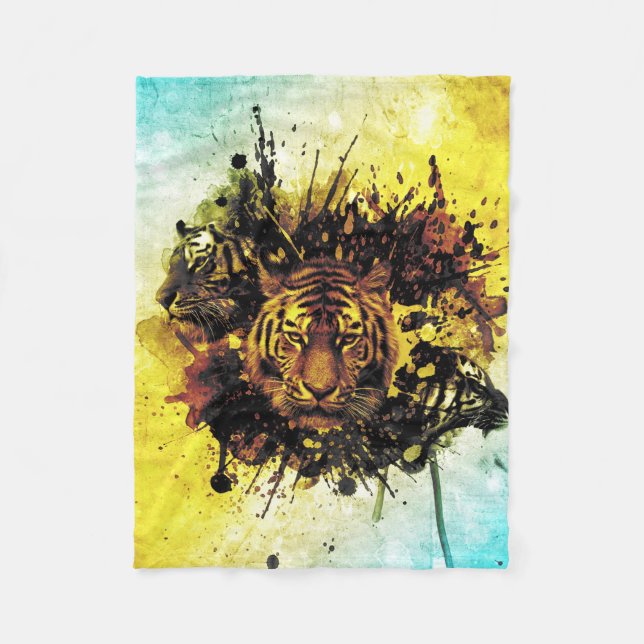 Couverture Polaire Tigres 3A (Devant)