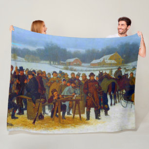 Couverture Polaire Tir aux dindons de John Whetten Ehninger 1879