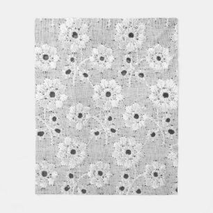 Couverture Polaire Tissu blanc texture dentelle fine avec élégance do