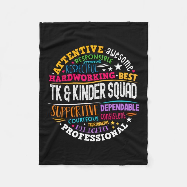 Couverture Polaire Tk Et Kinder Squad Transitoire Enseignement De Mat (Devant)