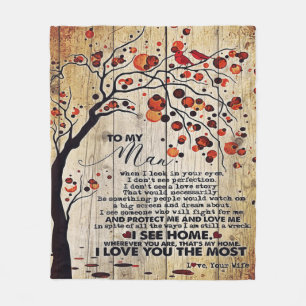 Couverture Polaire To My Husband Gift Lovely Husband Letter