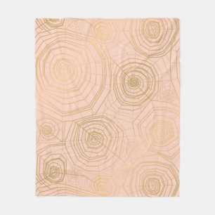 Couverture Polaire Toile d'araignée pastel : motif d'Halloween.