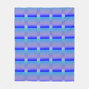 Couverture Polaire Tons bleus