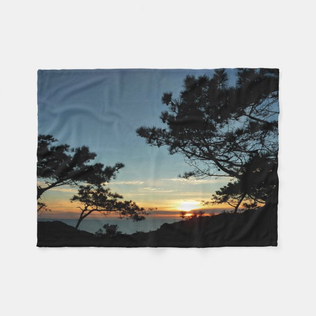 Couverture Polaire Torrey Pine Sunset III Paysage californien (Devant (Horizontal))