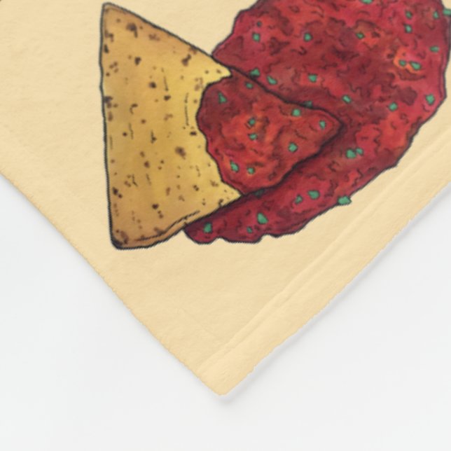 Couverture Polaire Tortilla Chips et tremper Tomate Salsa Mexicain (Coin)