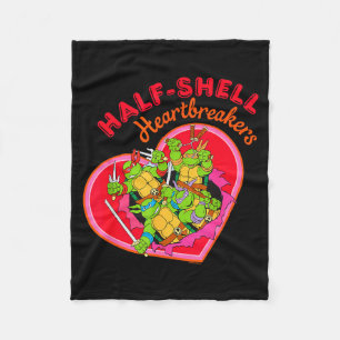Couverture Polaire Tortues Ninja Adolescentes Saint-Valentin Heartbre