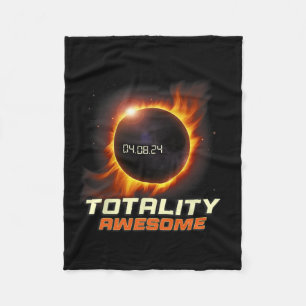 Couverture Polaire Total Solaire Eclipse 2024 Totalité Magnifique