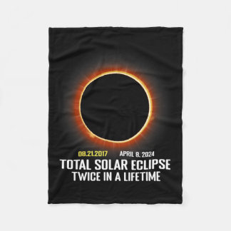 Couverture Polaire Totalité 2024 Total Solaire Eclipse Hommes Femmes 
