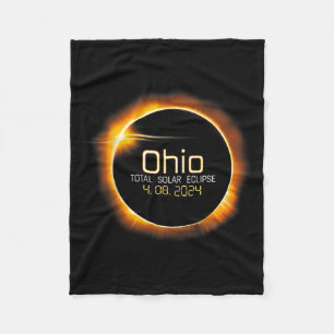Couverture Polaire Totalité Ohio Total Éclipse Solaire 8 avril 2024
