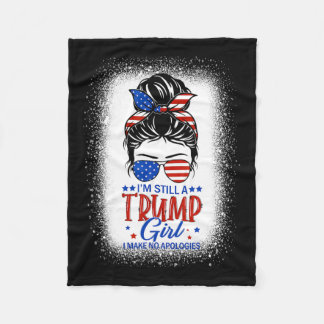 Couverture Polaire Toujours une fille de Trump je ne fais aucune excu
