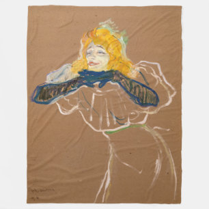 Couverture Polaire Toulouse-Lautrec - Yvette Guilbert Singing