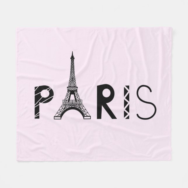 Couverture Polaire Tour Eiffel de Paris, France | (Devant (Horizontal))