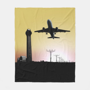 Couverture Polaire Tour et avion de contrôle du trafic aérien