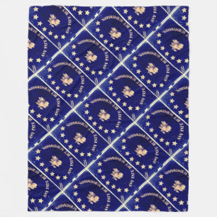 Couverture Polaire Tout destin mais soumission - bleu de St Augustine