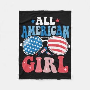 Couverture Polaire Toutes les American Girl Sungles 4 juillet Family 