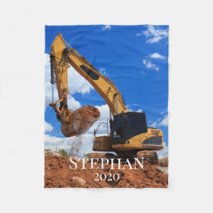 Couverture Polaire Tracteur de creusement de noms personnalisés