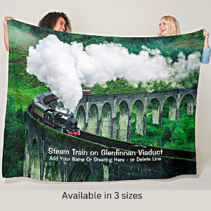 Couverture Polaire Train à vapeur dans le viaduc de Glenfinnan - Ajou