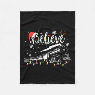 Couverture Polaire Train de Noël Croire Express polaire Xm