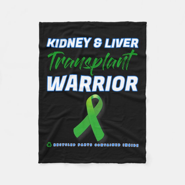 Couverture Polaire Transplant le foie Guerrier Renal Maladie rénale P (Devant)