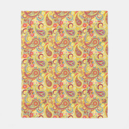 Couverture Polaire Trippy Hippy Paisley