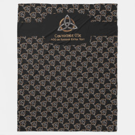 Couverture Polaire Triquetra (Brown/Argent)