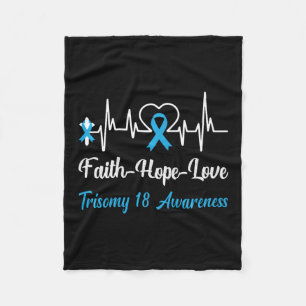 Couverture Polaire Trisomie 18 Sensibilisation battement de coeur Chr