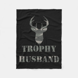 Couverture Polaire Trophy Husband T Shirt drôle pour hommes