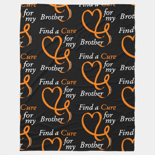 Couverture Polaire Trouver un remède/coeur/frère...RSD/CRPS (Devant)