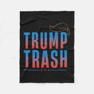 Couverture Polaire Trump 2024 Grunge Garbyge Pour Trump Drôle Te