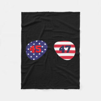 Couverture Polaire Trump 2024 Redonner à l'Amérique le drapeau améric