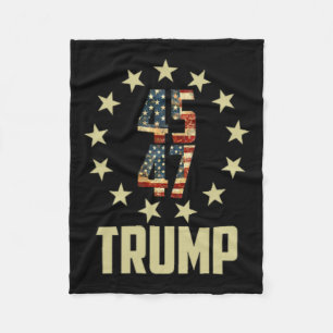 Couverture Polaire Trump 45 47 Mega Potus