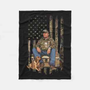 Couverture Polaire Trump avec canard canard sauvagine chasse Camo Pré