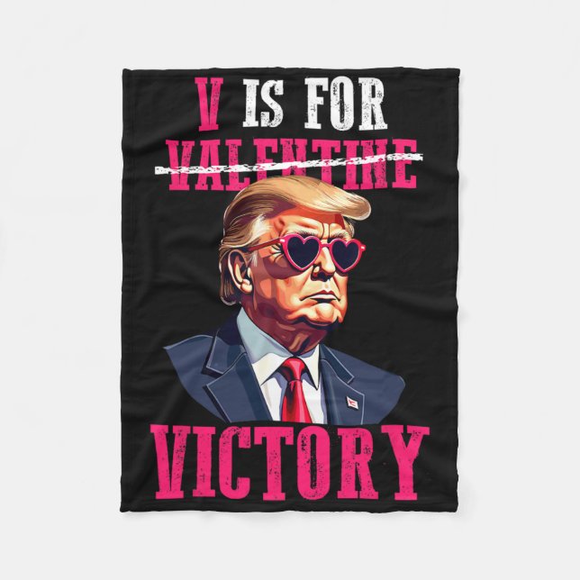 Couverture Polaire Trump et la Saint-Valentin sont pour la victoire T (Devant)