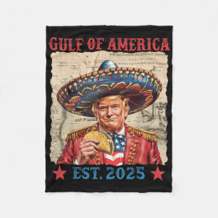 Couverture Polaire Trump Golfe Des États-Unis Amérique 2025 Trump Tac
