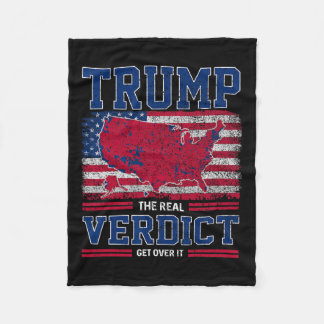 Couverture Polaire Trump Le Véritable Verdict Remettez-Le Drapeau Amé