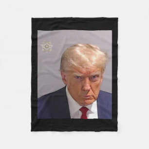 Couverture Polaire Trump Mugshot Tee - Iconique Et Drôle
