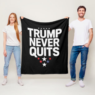 Couverture Polaire Trump n'abandonne jamais Vote patriotique Trump 20