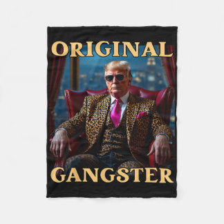 Couverture Polaire Trump Original Gangster Drôle Donald Trump _1