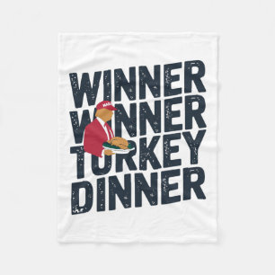 Couverture Polaire Trump Thanksgiving 2024 Lauréat Turquie Dinne